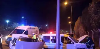 Konya'da Trafik Kazası: 2 Yaralı