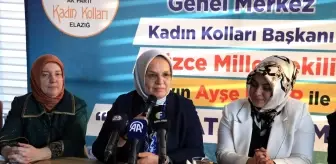 AK Parti Genel Merkez Kadın Kolları Başkanı Keşir, Elazığ'da partililerle bir araya geldi Açıklaması