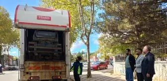 Zile Belediyesi Çöp Konteynerlerini Dezenfekte Ediyor