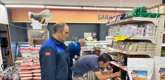 Serik'te Zabıta Ekipleri Marketlerde Denetim Yapıldı