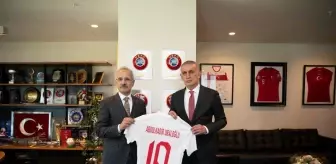 Ulaştırma Bakanı Uraloğlu TFF Başkanı Hacıosmanoğlu'nu Ziyaret Etti