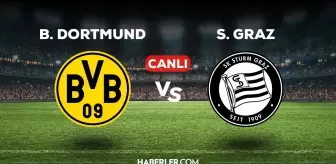 Borussia Dortmund Sturm Graz CANLI izle! (ŞİFRESİZ) Borussia Dortmund Sturm Graz maçı hangi kanalda, canlı yayın nerede ve nasıl izlenir?