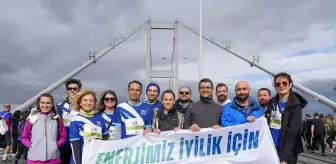 CK Enerji çalışanları, İstanbul Maratonu'nda 'Eğitim Hakkı Projesi' için koştu