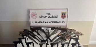 Sinop'ta Silah ve Mühimmat Kaçakçılığı Operasyonu: 11 Gözaltı