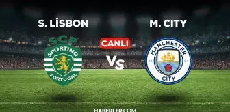 Sporting Lisbon Manchester City CANLI izle! (ŞİFRESİZ) Sporting Lisbon Manchester City maçı hangi kanalda, canlı yayın nerede ve nasıl izlenir?