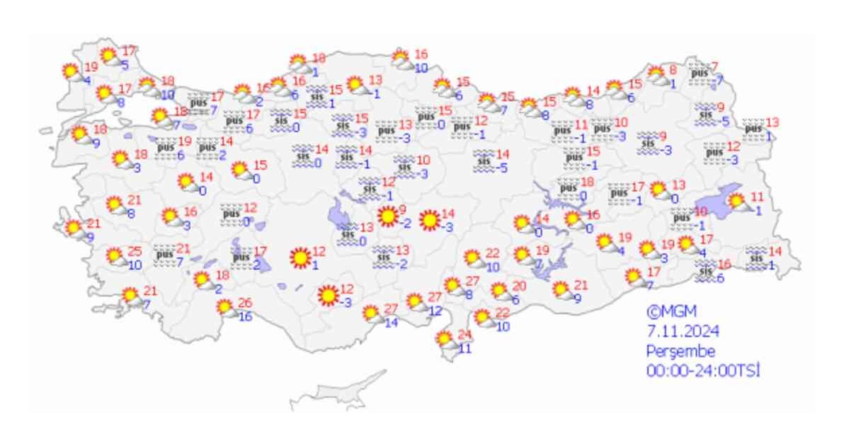 7 Kasım Ankara hava durumu | Ankara'da hava nasıl olacak? Ankara günlük ve 5 günlük hava durumu tahmini! 7 Kasım Ankara hava durumu | Ankara'da hava nasıl olacak? Ankara günlük ve 5 günlük hava durumu tahmini!