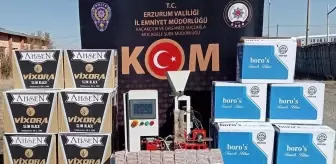 Erzurum'da Kaçakçılık Operasyonları: 319 Bin 780 Makaron Ele Geçirildi