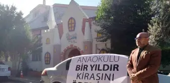 Kiracı Kira Ödemeyince Mülk Sahibi Protesto Yolu Seçti