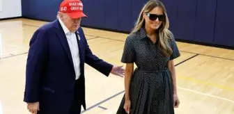 Melania Trump'ın seçim günü görüntüsü tartışma yarattı: Dublör mü, gerçek mi?