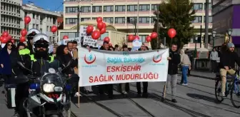 Eskişehir'de Organ Bağışı Haftası İçin Farkındalık Yürüyüşü Düzenlendi