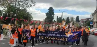 Tekirdağ'da Lösemili Çocuklar Haftası Yürüyüşü Düzenlendi