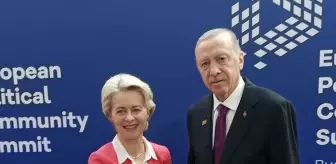 Cumhurbaşkanı Erdoğan, AB Komisyonu Başkanı Ursula von der Leyen ile görüştü