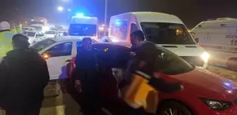 Malatya'da Zincirleme Trafik Kazası: 2 Yaralı