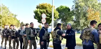 Manisa Özel Harekat Personeli Afrin'e Uğurlandı