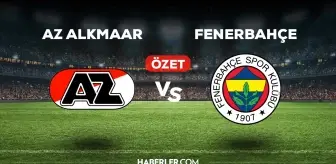 AZ Alkmaar Fenerbahçe maç özeti ve golleri izle! (VİDEO) AZ Alkmaar FB geniş özeti! Golleri kim attı, maç kaç kaç bitti?