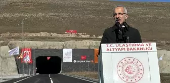 Bakan Uraloğlu, Aşık Şenlik Tüneli ve Bağlantı Yolu Açılış Töreni'nde konuştu Açıklaması