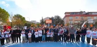 BİDEV, Balıkesir Gönen'de Yeni Basketbol Sahası Açtı