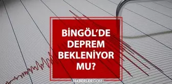 Bingöl'de deprem bekleniyor mu? Korkutan açıklama