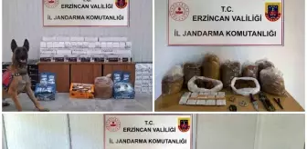 Erzincan'da Kaçakçılık Operasyonu: Çok Sayıda Malzeme Ele Geçirildi