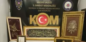 Kayseri'de Tarihi Eser Kaçakçılığı Operasyonu: 1 Gözaltı