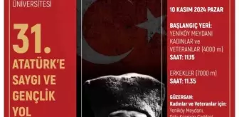 Atatürk'e Saygı Gençlik Yol Koşusu 31. Kez Düzenleniyor