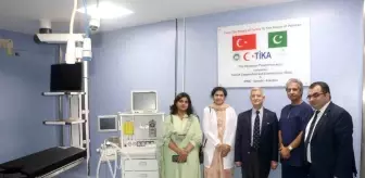 TİKA, Pakistan'daki Cinnah Hastanesine Ultrason Cihazı Temin Etti