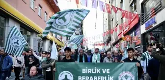 Giresunspor’a Destek İçin Yürüyüş Düzenlendi