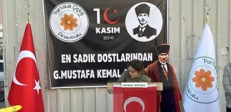 Dörtyol'da Atatürk için Hatıra Defteri Tutuldu