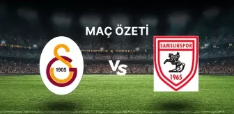 Galatasaray- Samsunspor maçı kaç kaç? Galatasaray- Samsunspor maç özeti!