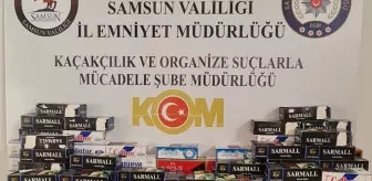 Samsun'da Kaçak Makaron Operasyonu: 45 Bin 560 Makaron Ele Geçirildi