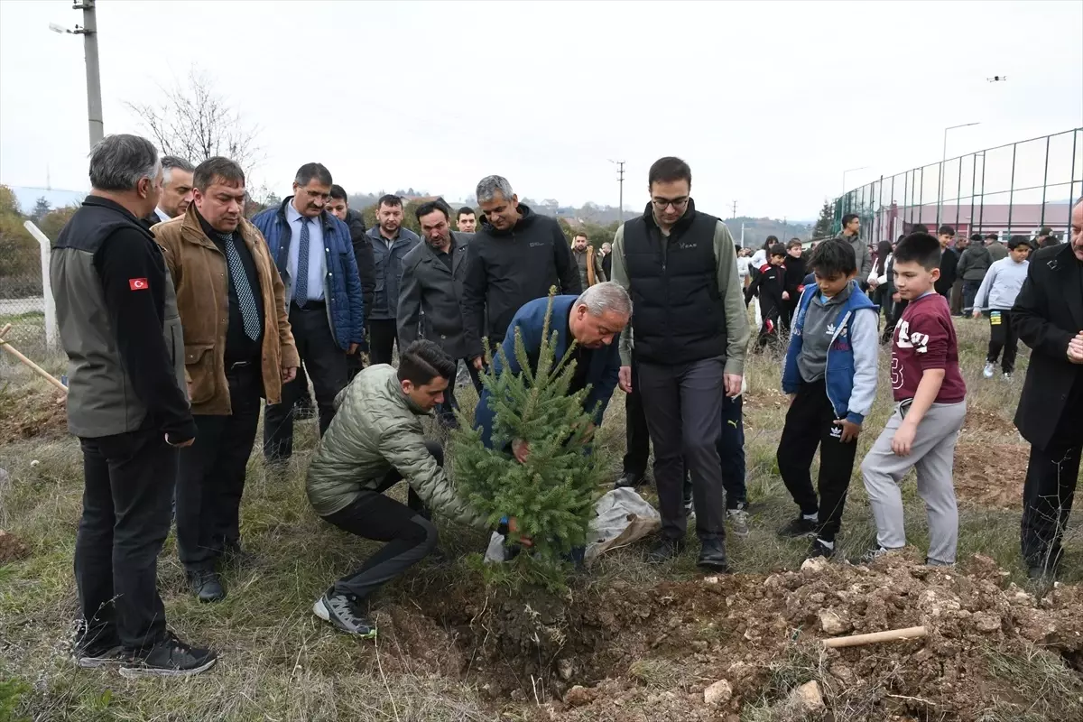 Bolu'da 1000 Fidan Dikildi