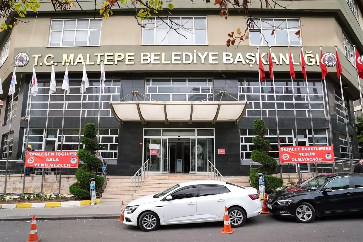 Maltepe Belediyesi İşçileri Grevde