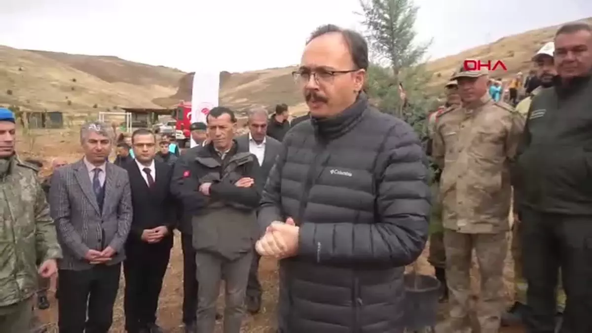 Şırnak'ta 11 Kasım Milli Ağaçlandırma Günü Etkinliği