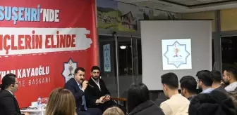 Suşehri'nde Gençlik Buluşması: Belediye Başkanı Kayaoğlu Gençlerle Buluştu