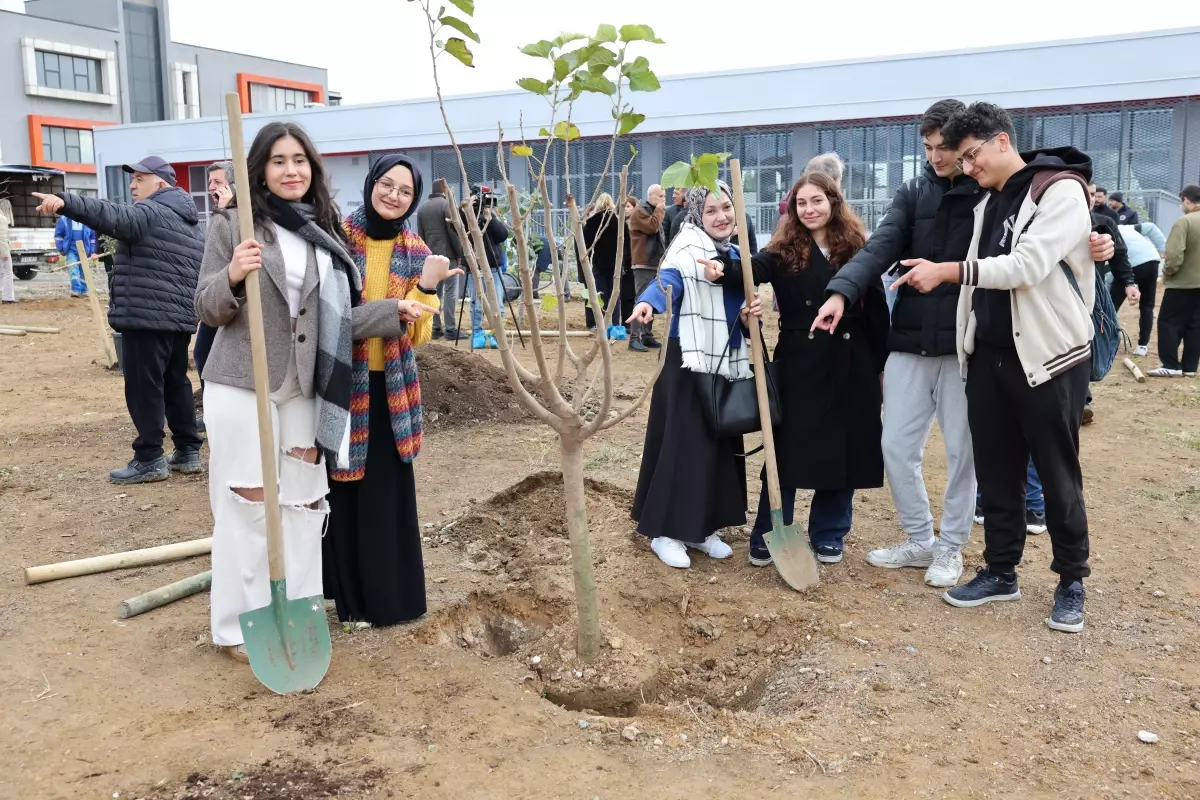 YTÜ'nün kuruluş yılına ithafen Davutpaşa Kampüsü'ne 113 ağaç dikildi