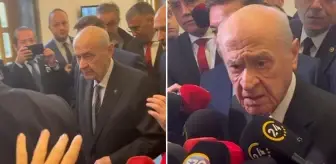 Gazetecinin koridorda yönelttiği soru Bahçeli'yi küplere bindirdi