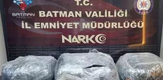 Batman'da Uyuşturucu Operasyonu: 27 Kilo Skunk Ele Geçirildi