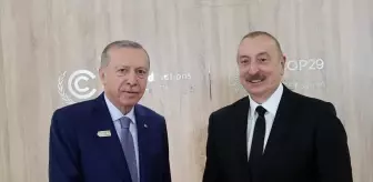 Cumhurbaşkanı Erdoğan, Azerbaycan Cumhurbaşkanı Aliyev ile görüştü