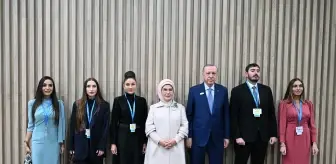 Emine Erdoğan, Azerbaycan, Kırgızistan ve Özbekistan liderlerinin eşleriyle görüştü