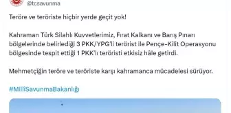 Milli Savunma Bakanlığı'ndan PKK/YPG Operasyonu Açıklaması