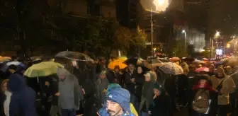 Belgrad'da Tren İstasyonu Kazası İçin Protesto Düzenlendi