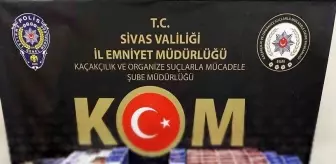 Sivas'ta Kaçak Tütün Operasyonu: Çok Sayıda Ürün Ele Geçirildi