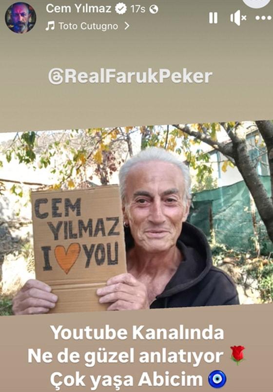 Support from Cem Yılmaz for 'Iffet's Cemil' Faruk Peker