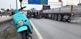 Gebze'de Motosiklet Tırla Çarpıştı: Sürücü Ağır Yaralı