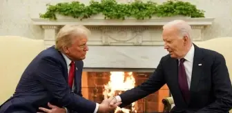 Trump 4 yıl sonra Beyaz Saray'da: Biden'a teşekkür etti