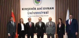 USHAŞ Heyeti Kırşehir Ahi Evran Üniversitesini Ziyaret Etti