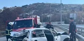 Burdur'da Zincirleme Trafik Kazası: 2 Yaralı