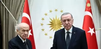 Cumhurbaşkanı Erdoğan, MHP Lideri Bahçeli'yi Külliye'de Ağırladı