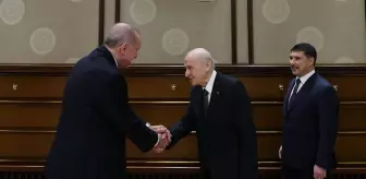 Cumhurbaşkanı Erdoğan ile MHP Lideri Bahçeli'nin Beştepe'deki görüşmesi sona erdi