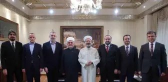 Diyanet İşleri Başkanı Erbaş, Sırbistan İslam Birliği Meşihatı Başkanı ile Görüştü